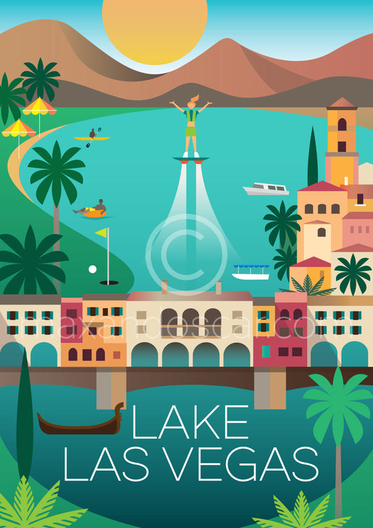 LAKE LAS VEGAS PRINT