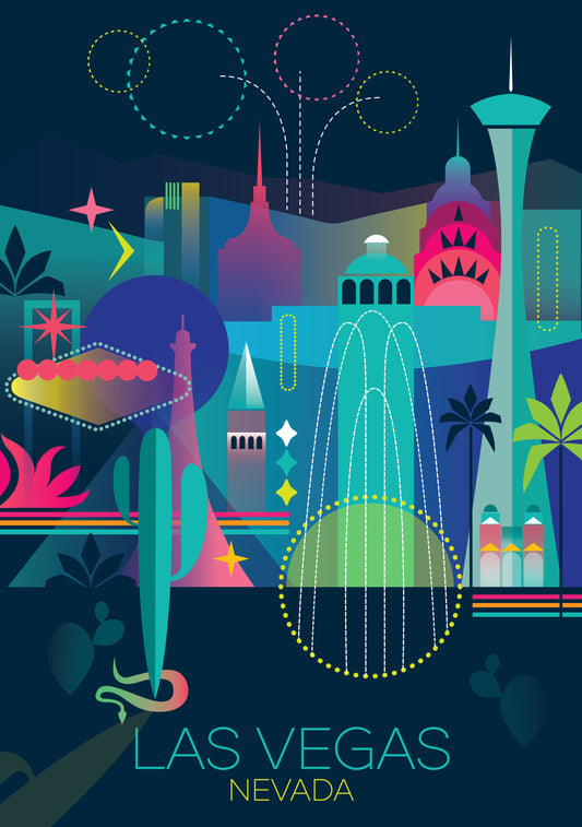 LAS VEGAS POSTCARD