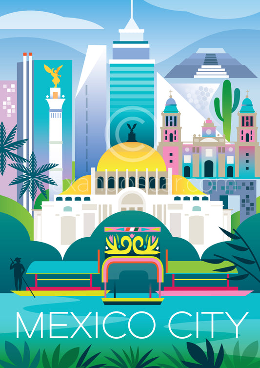 MEXICO CITY JIGSAW PUZZLE