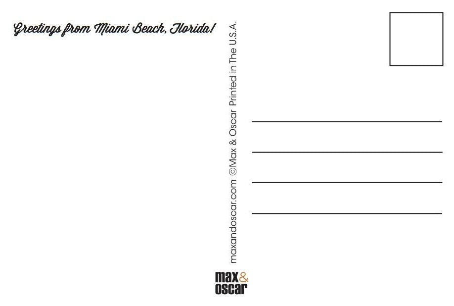 MIAMI BEACH POSTCARD