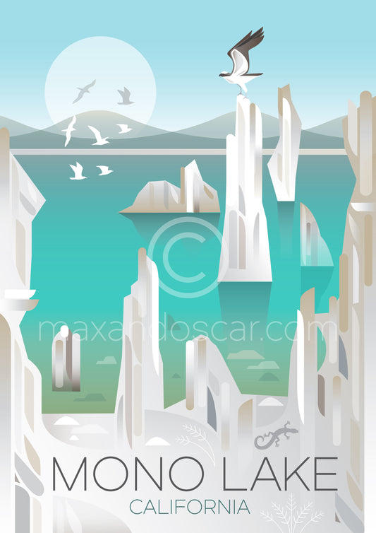 MONO LAKE PRINT