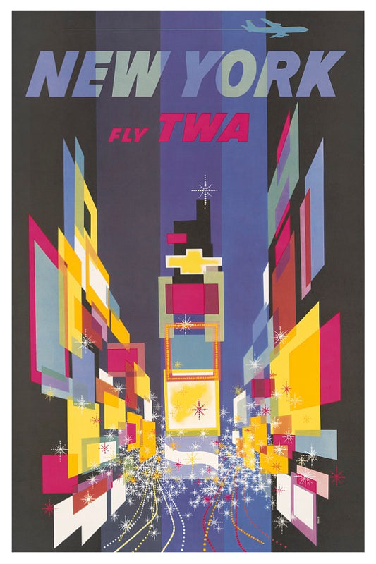 NEW YORK CITY TWA POSTKARTE