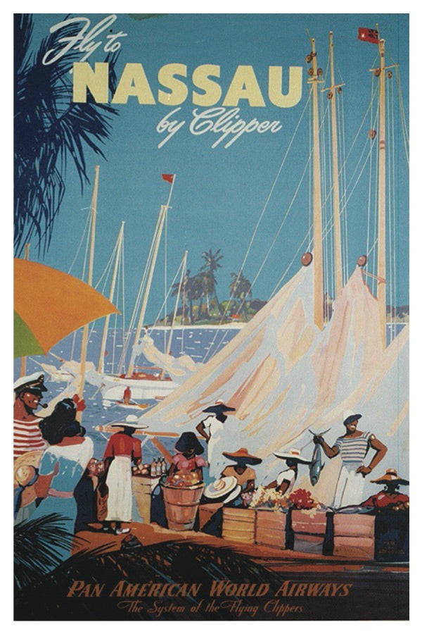 NASSAU PAN AM POSTAL CARD