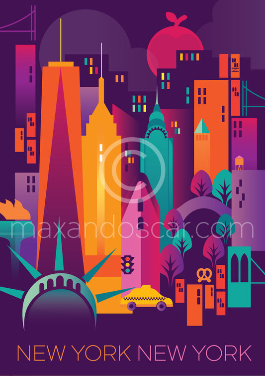 NEW YORK CITY PRINT