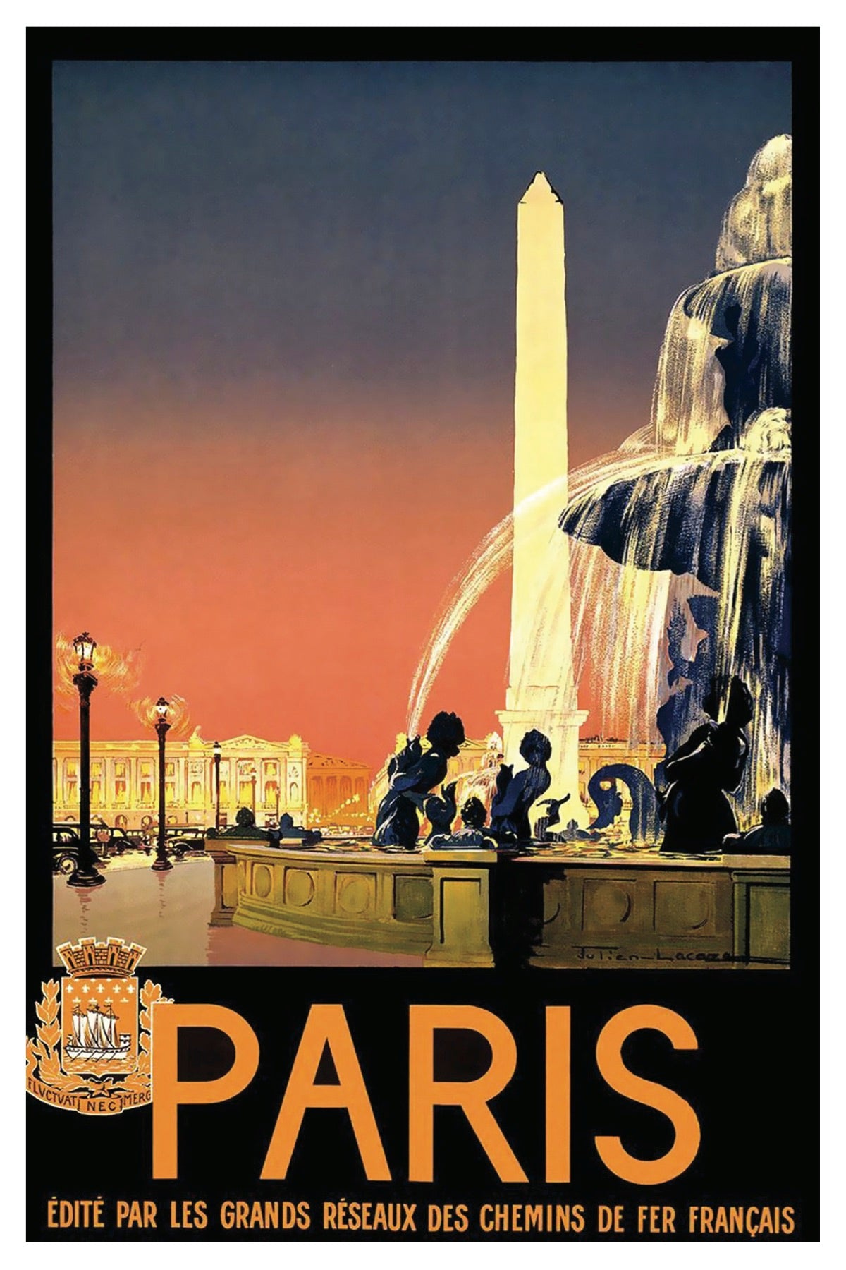 PARIS CDF POSTAL CARD