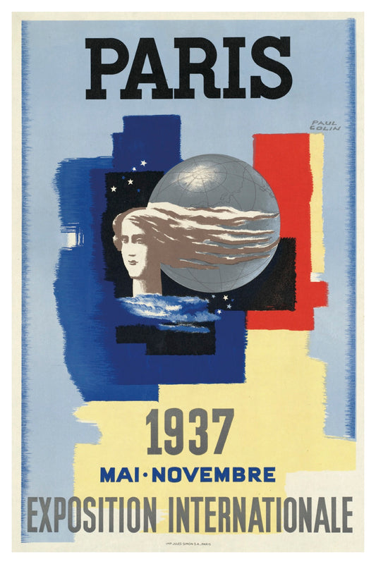 PARIS 1937 POSTAL CARD