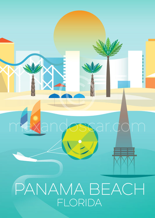 PANAMA BEACH PRINT