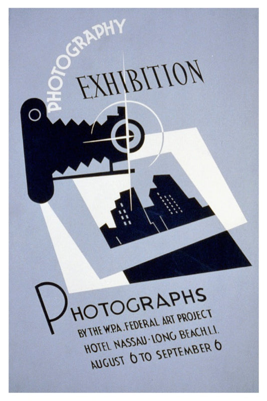 PHOTOGRAPHY EXHIBITION WPA POSTAL CARD