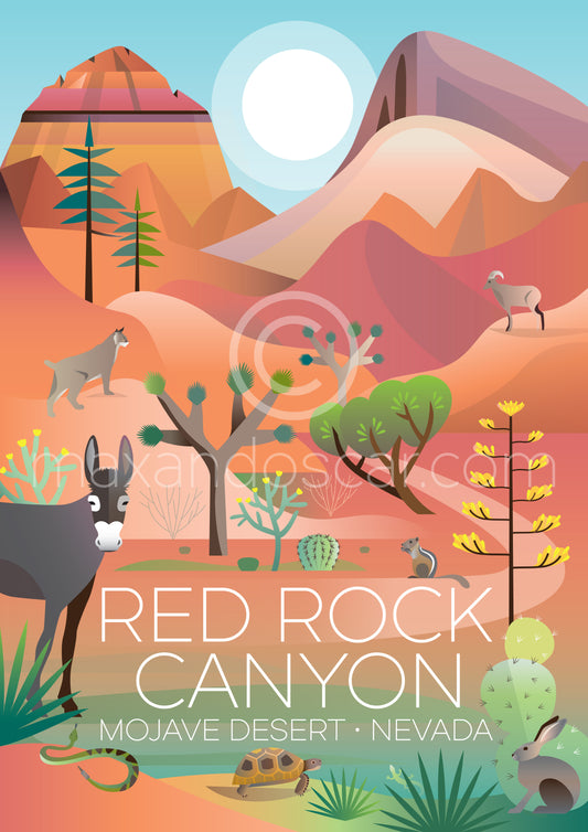 RED ROCK CANYON-DRUCK 