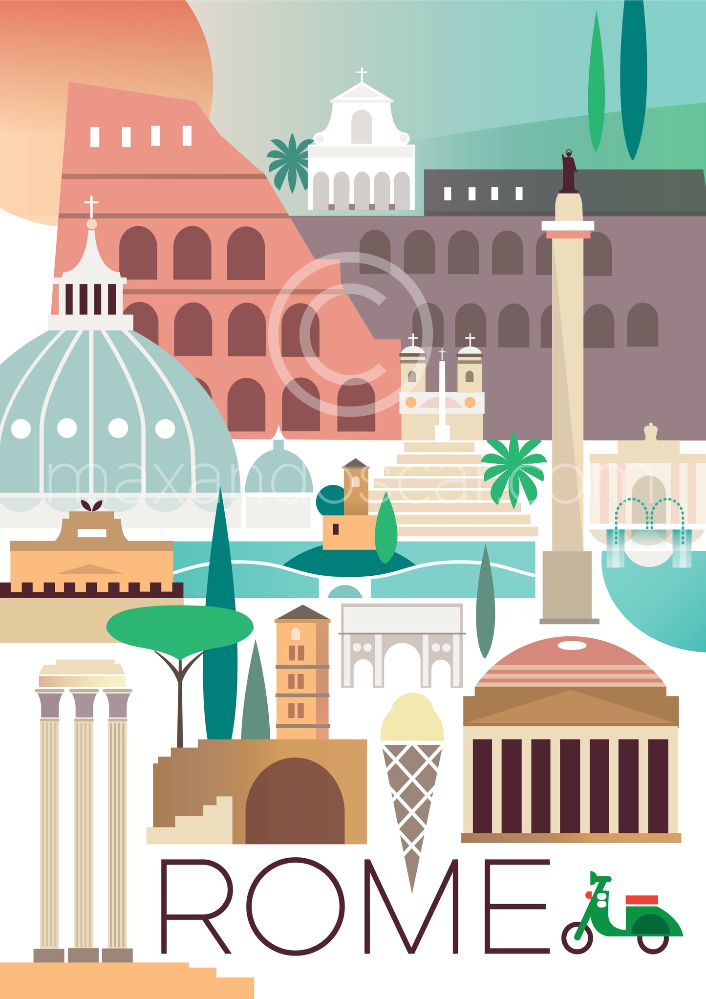 ROME POSTCARD