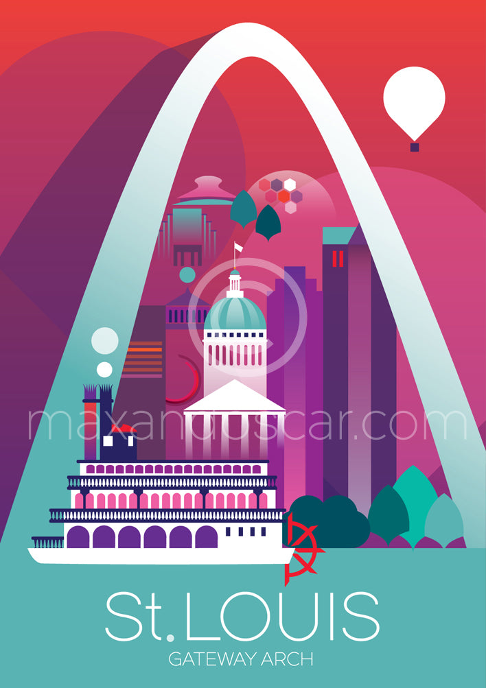 ST LOUIS PRINT