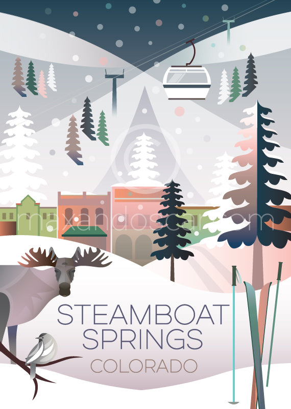STEAMBOAT SPRINGS WINTER JIGSAW PUZZLE