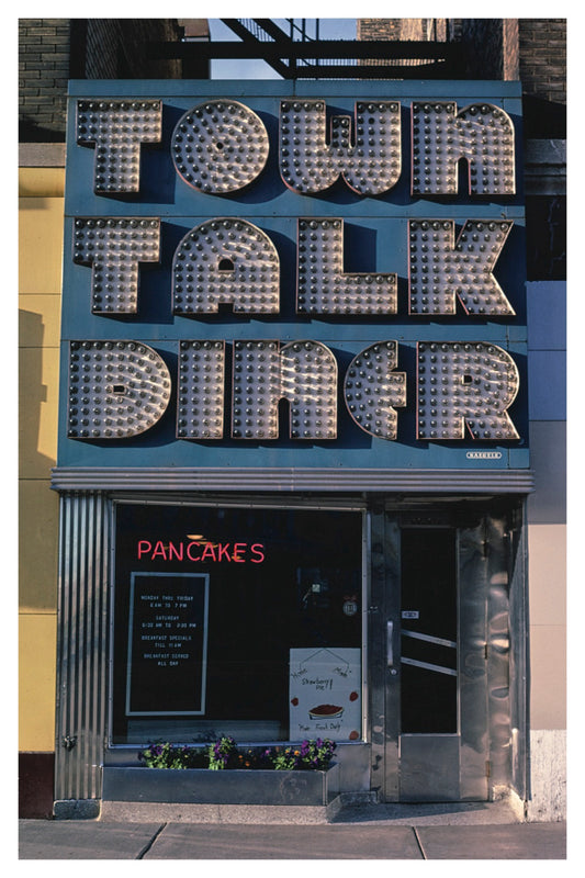 TOWN TALK DINER POSTAL CARD