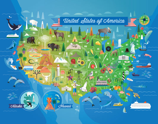 USA JIGSAW PUZZLE