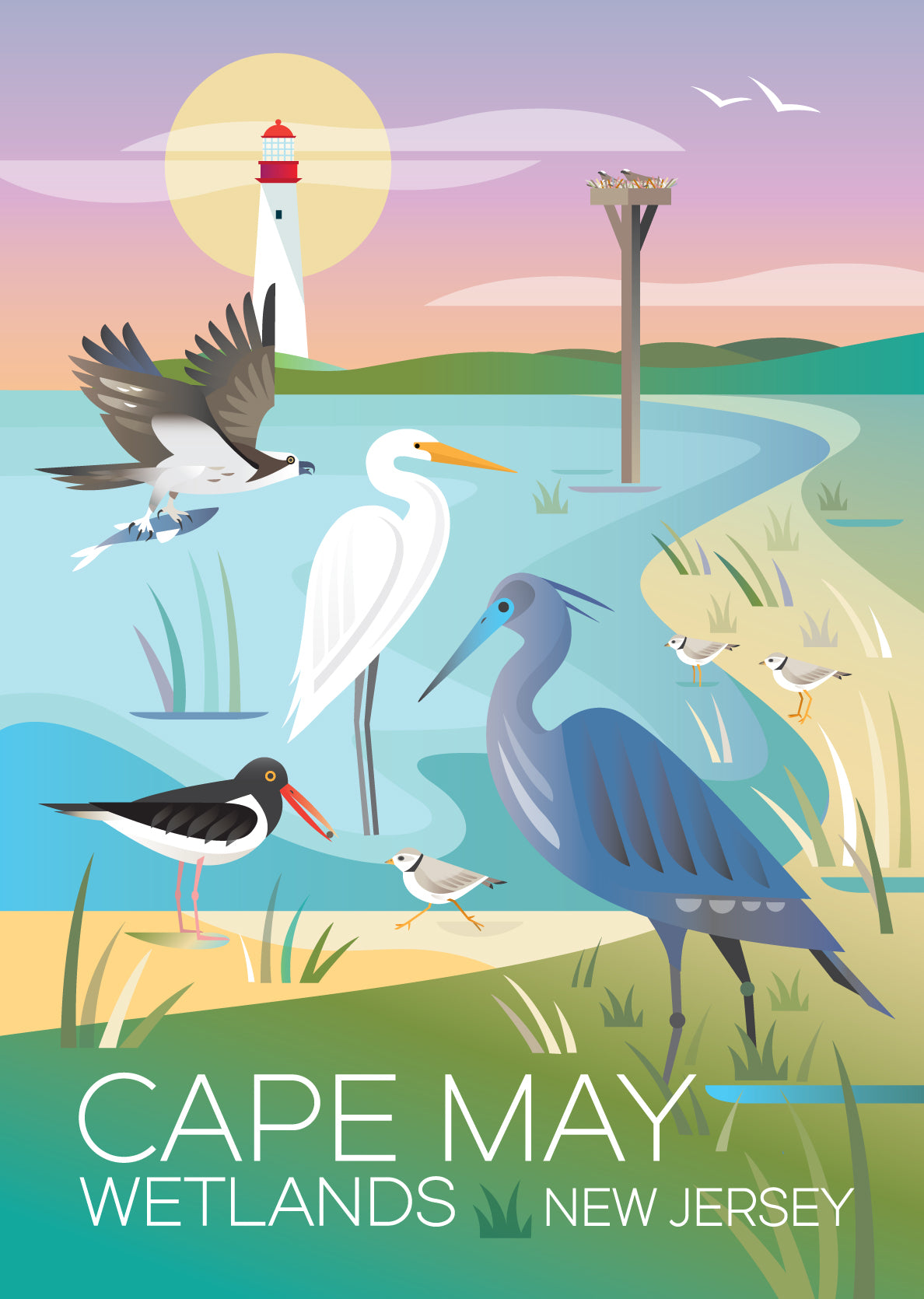 CAPE MAY WETLANDS JIGSAW PUZZLE