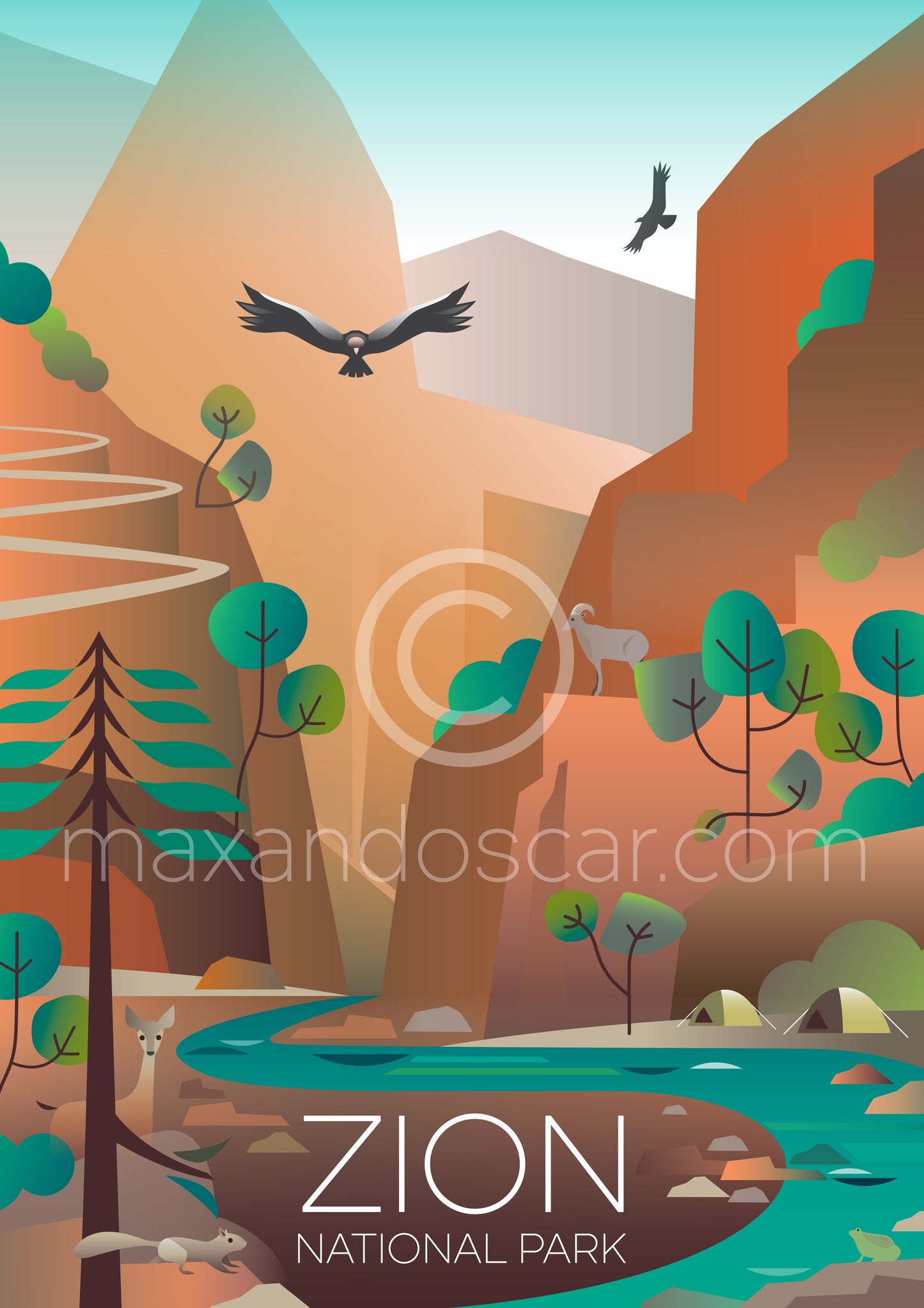 ZION NATIONAL PARK JIGSAW PUZZLE