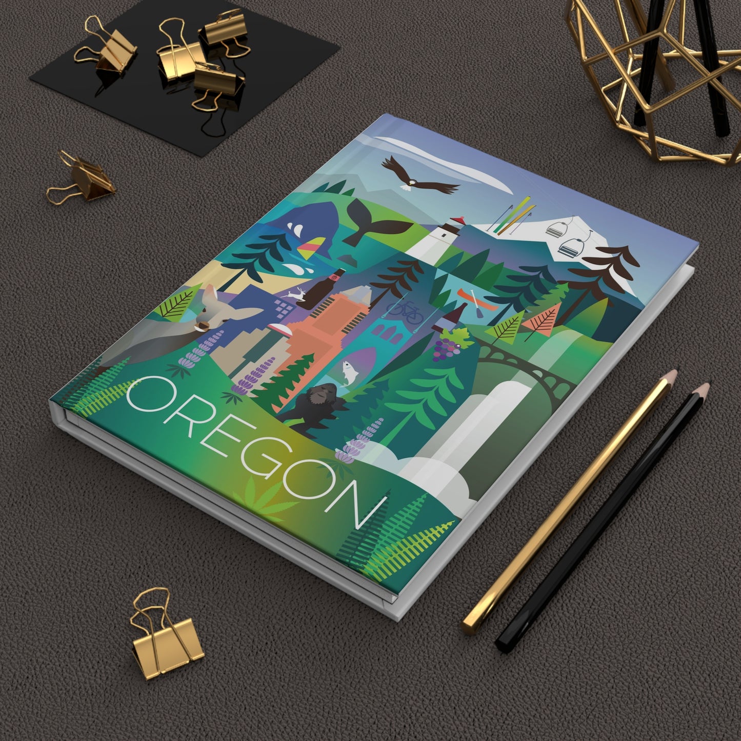 Oregon Hardcover Journal