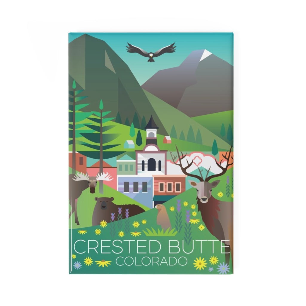 CRESTED BUTTE REFRIGERATOR MAGNET