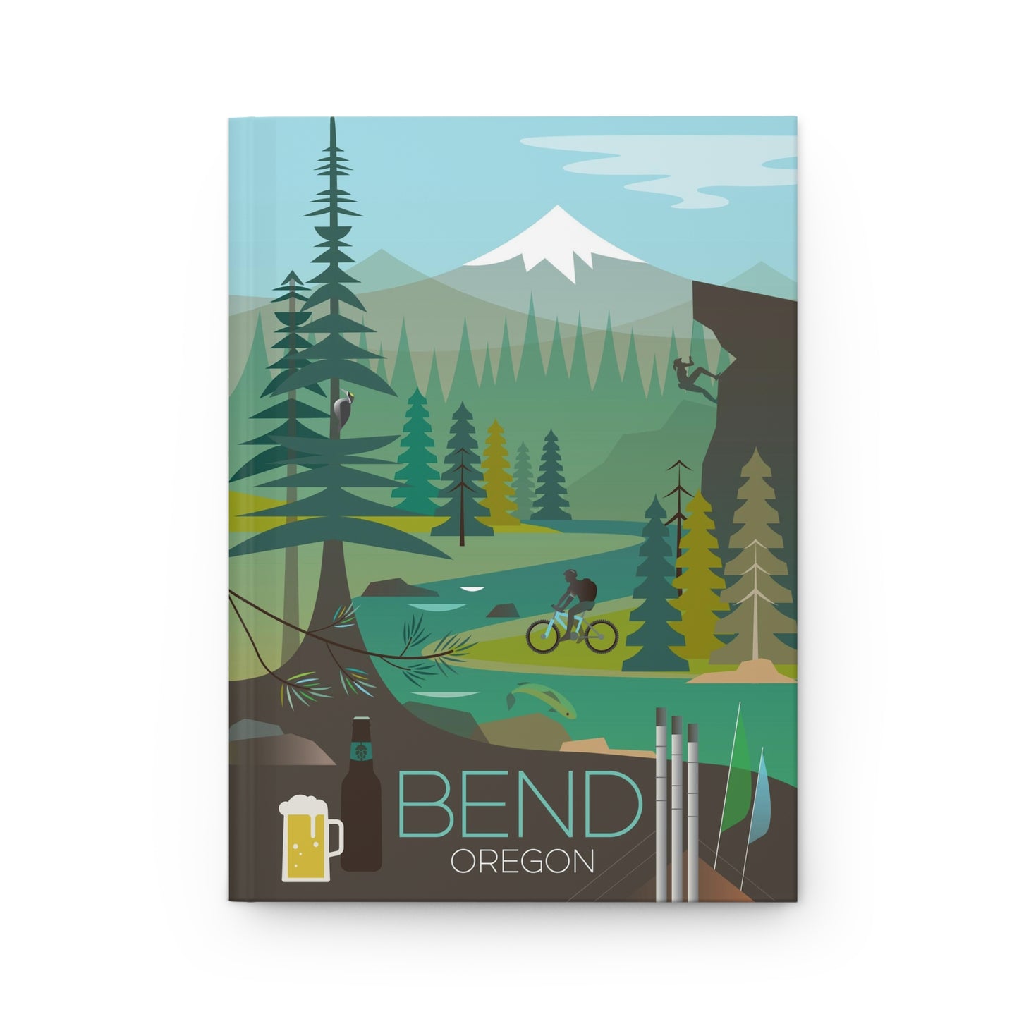 Bend Hardcover-Tagebuch