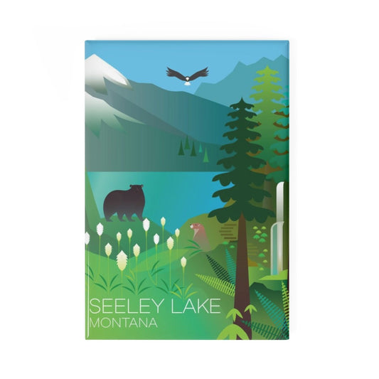 SEELEY LAKE REFRIGERATOR MAGNET