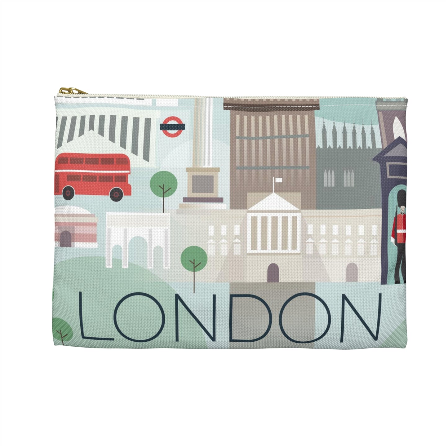 Pochette zippée Londres