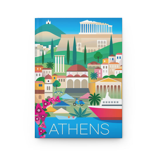 Athen Hardcover-Tagebuch
