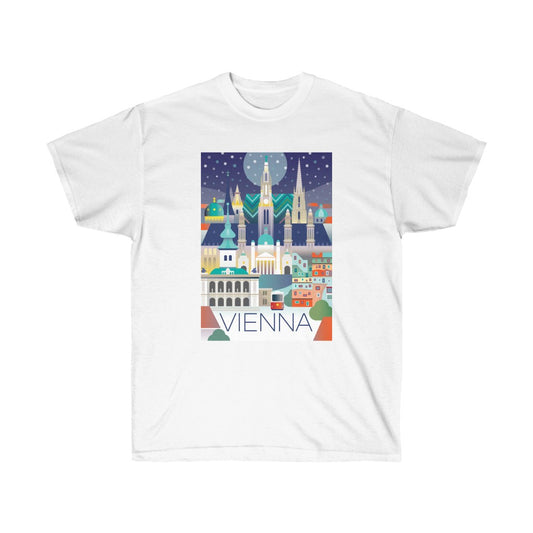 VIENNA Unisex-T-Shirt aus ultra-Baumwolle