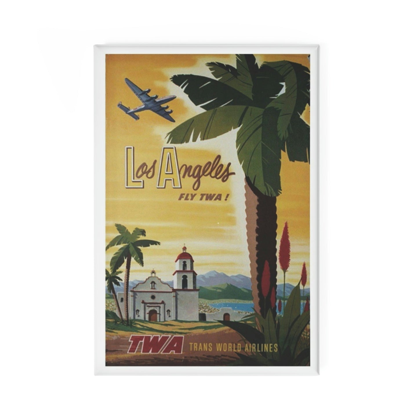 Los Angeles TWA Magnet