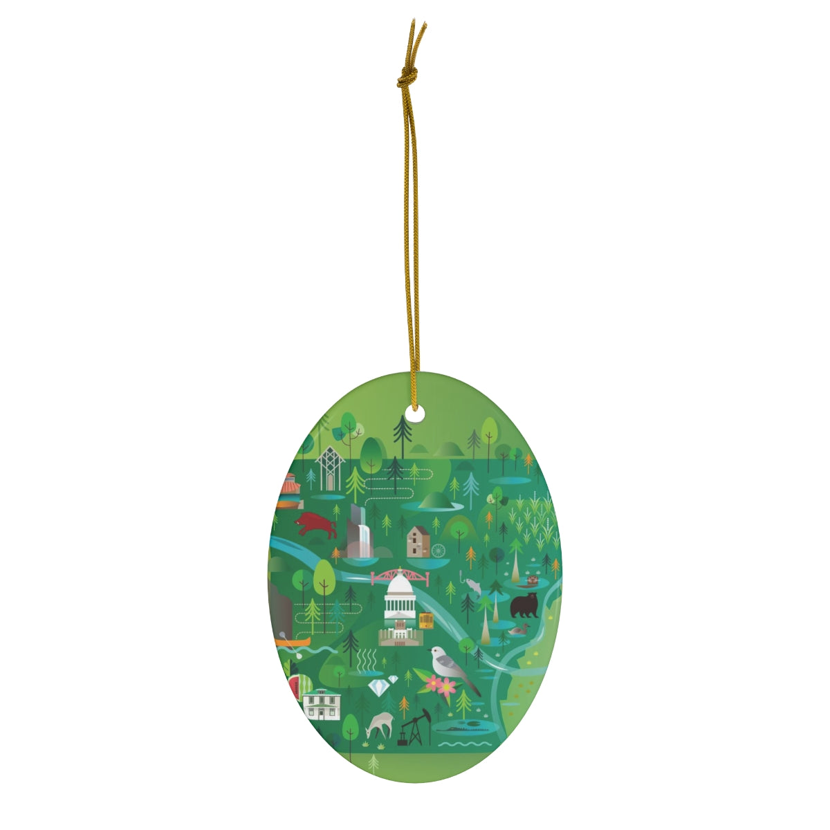 Arkansas Keramikornament