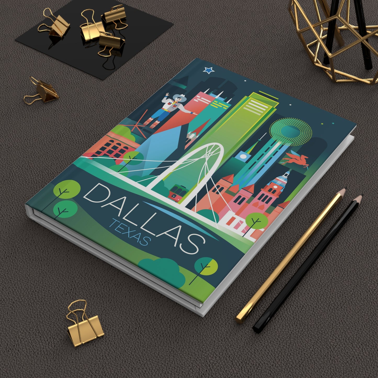 Dallas Hardcover-Tagebuch