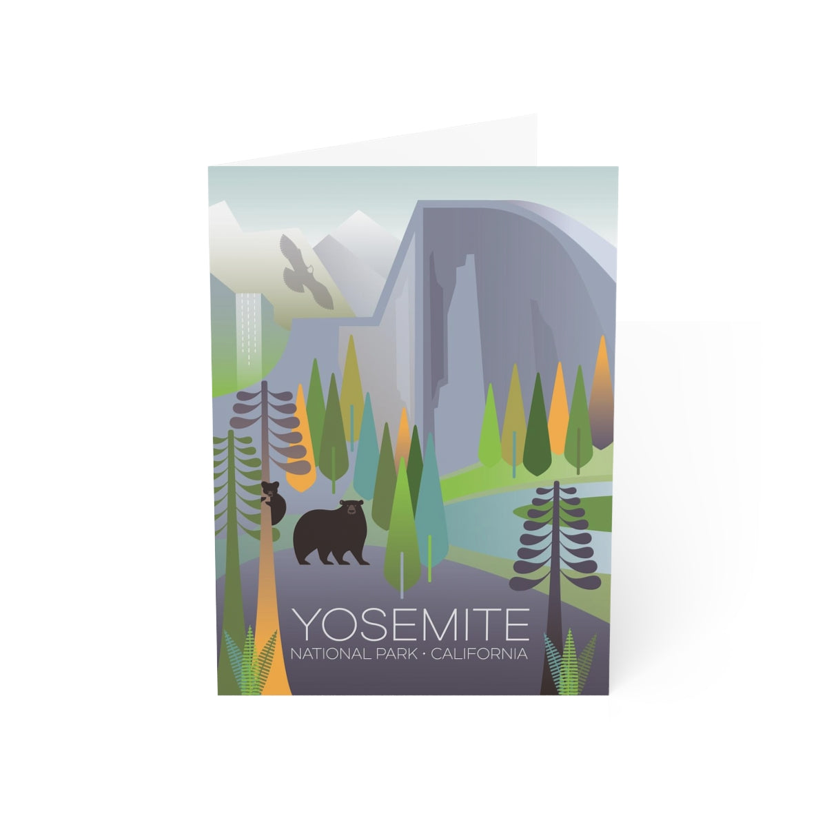 Yosemite National Park Folded Matte Notecards + Envelopes (10pcs)