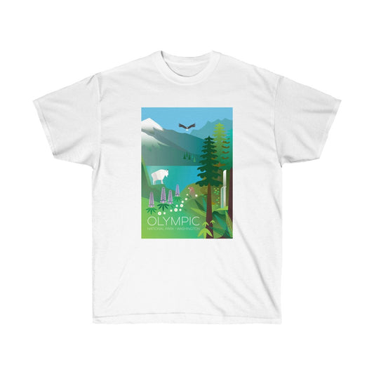 OLYMPIC NATIONAL PARK UNISEX ULTRA COTTON TEE
