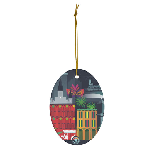 New Orleans Ceramic Ornament