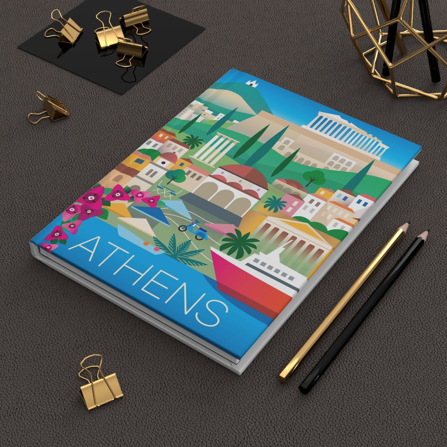 Athens Hardcover Journal