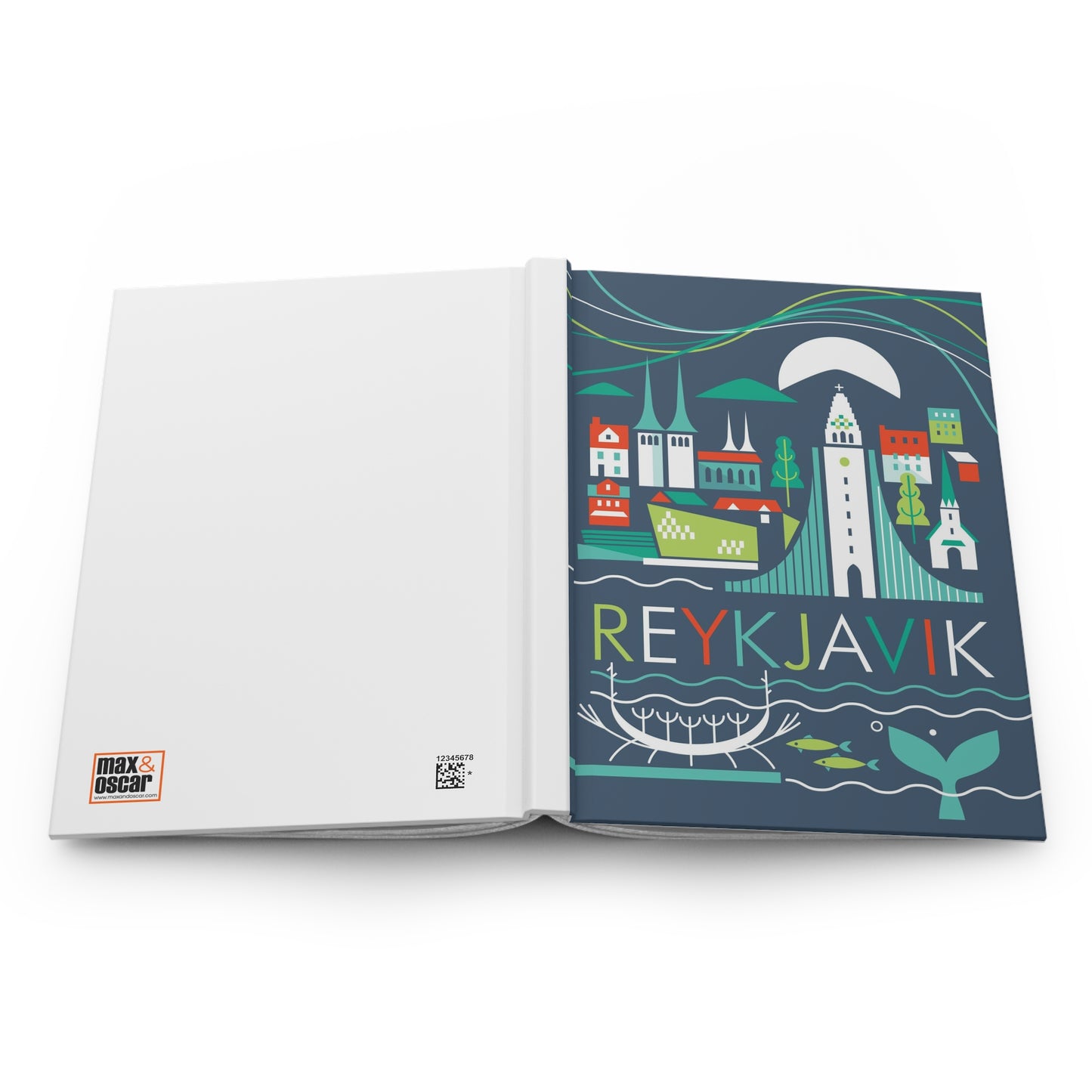 Reykjavik Hardcover Journal Matte