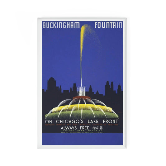 Buckingham Fountain Chicago Magnet