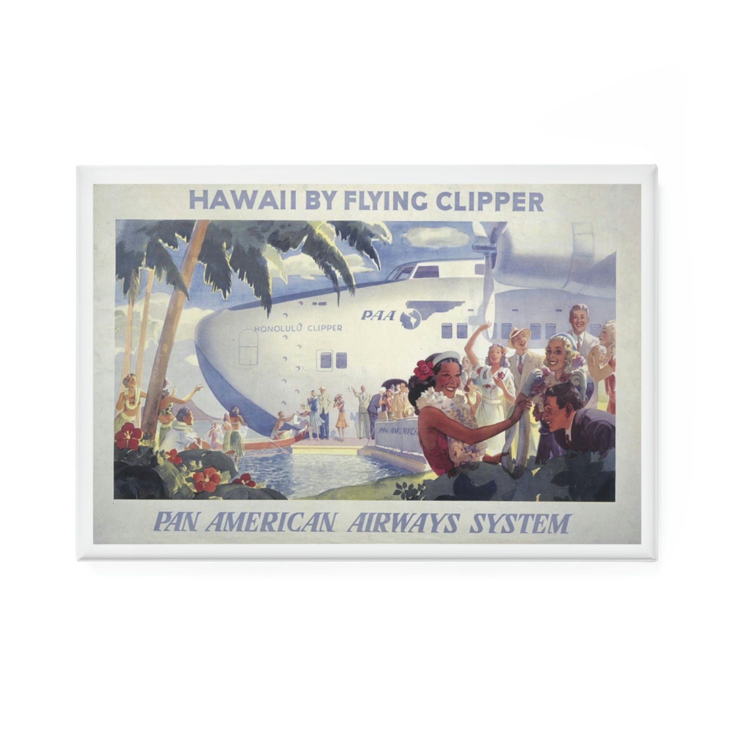 Hawaii Clipper Pan Am Magnet