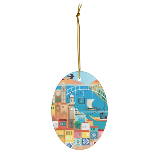 Porto Ceramic Ornament
