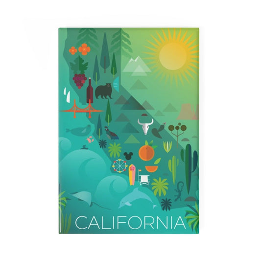 CALIFORNIA REFRIGERATOR MAGNET