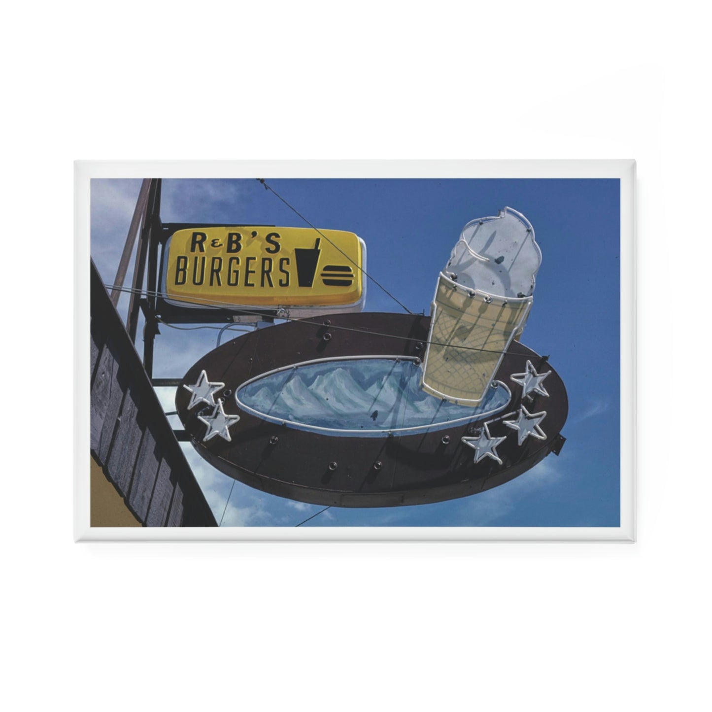 R & B's Burgers Magnet