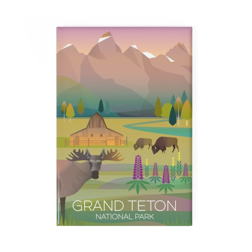 GRAND TETON NATIONAL PARK REFRIGERATOR MAGNET