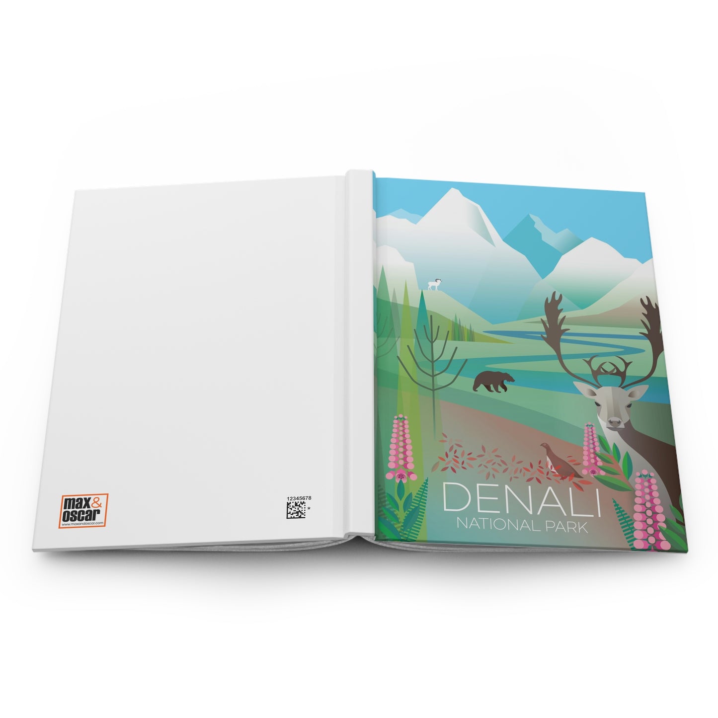 Denali-Nationalpark-Hardcover-Tagebuch