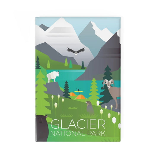 AIMANT DE RÉFRIGÉRATEUR DU PARC NATIONAL DES GLACIERS