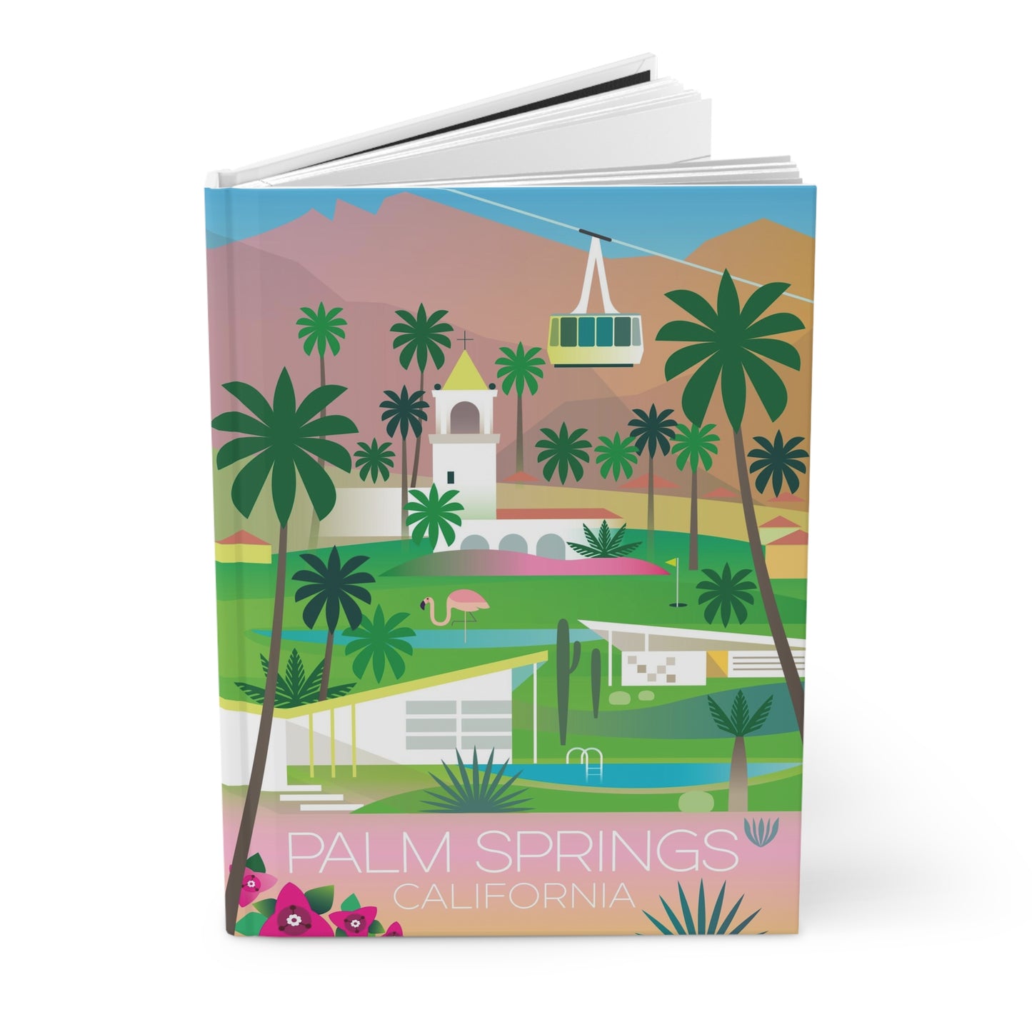 Palm Springs Hardcover Journal