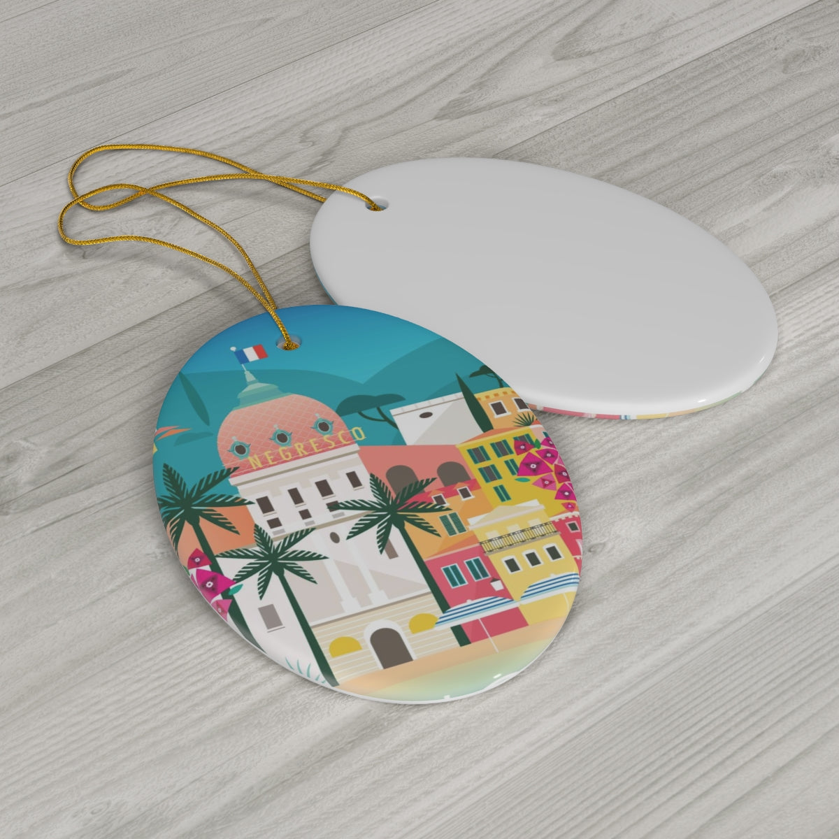 Nice, France Ceramic Ornament