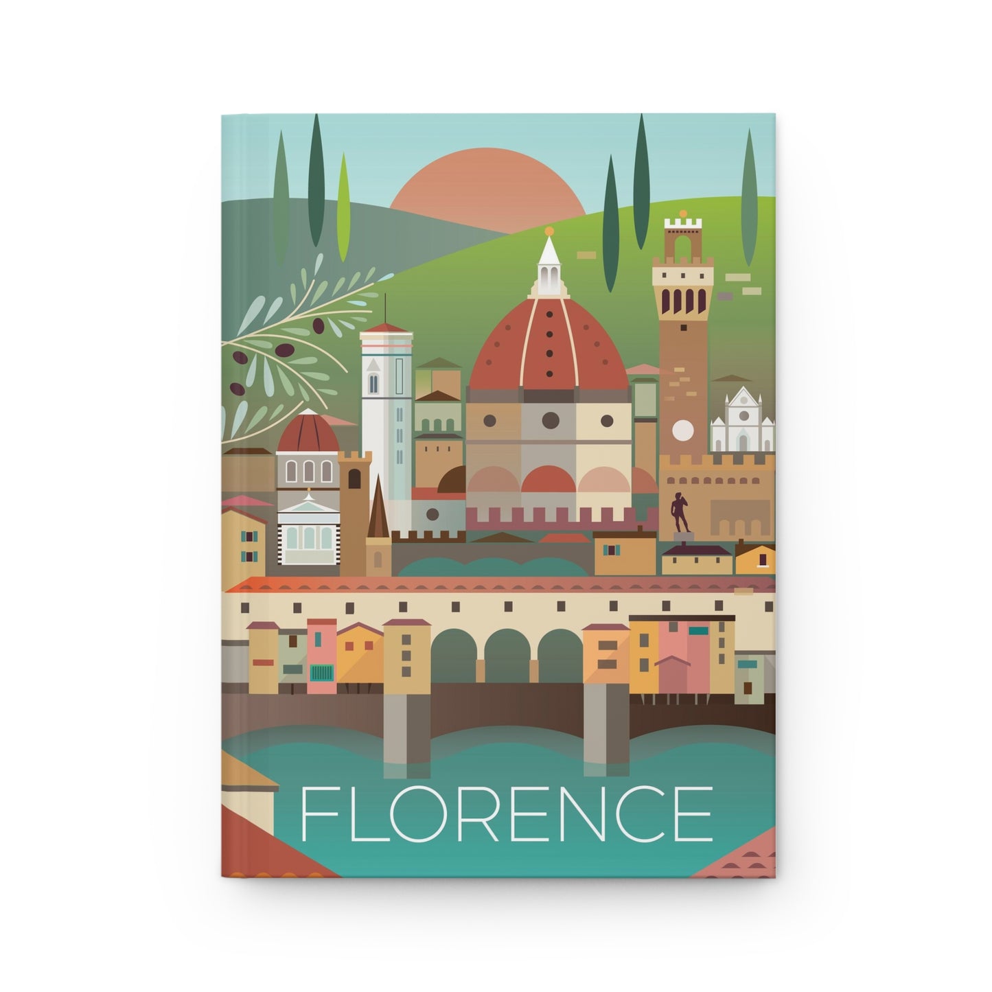 Florenz Hardcover-Tagebuch