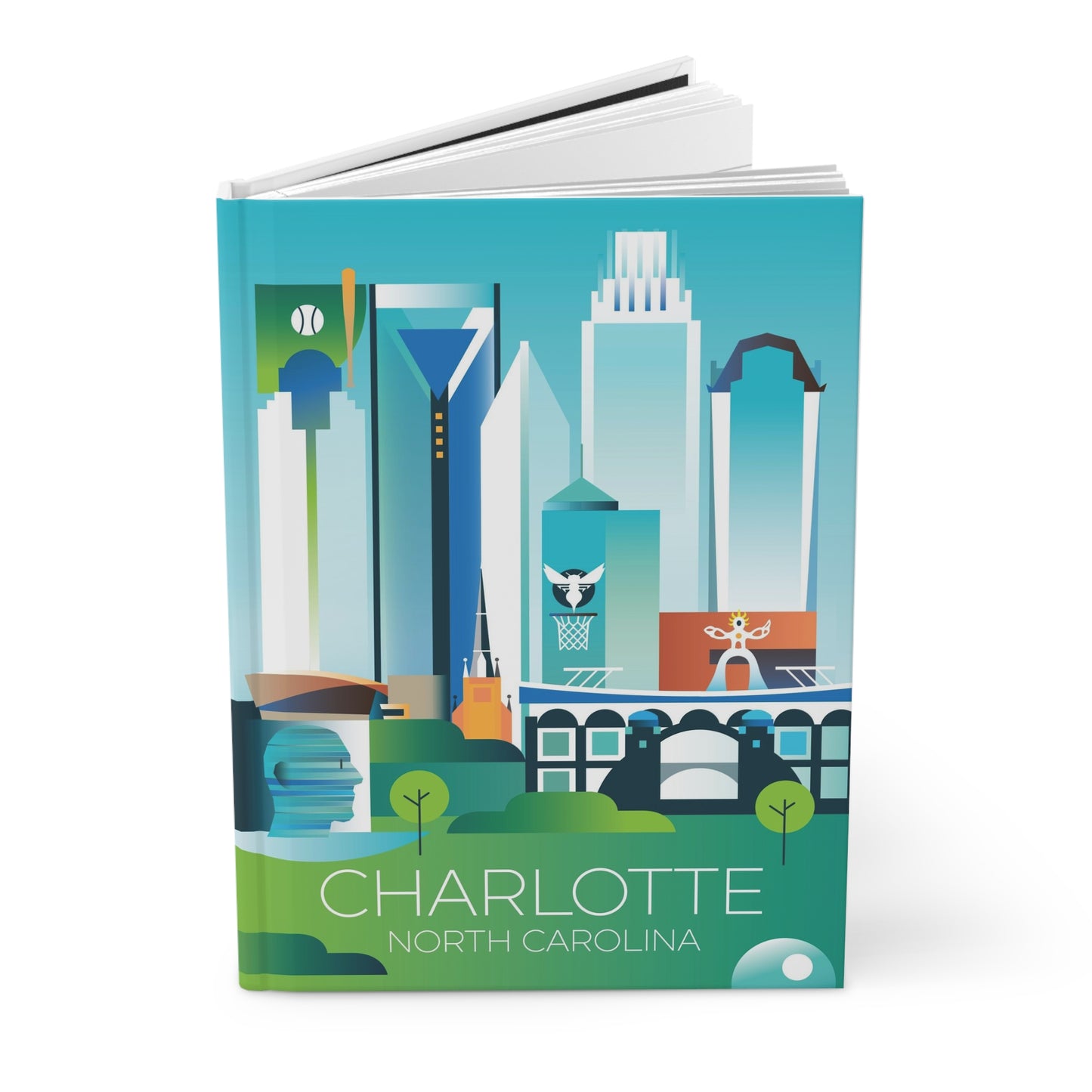 Charlotte Hardcover-Tagebuch