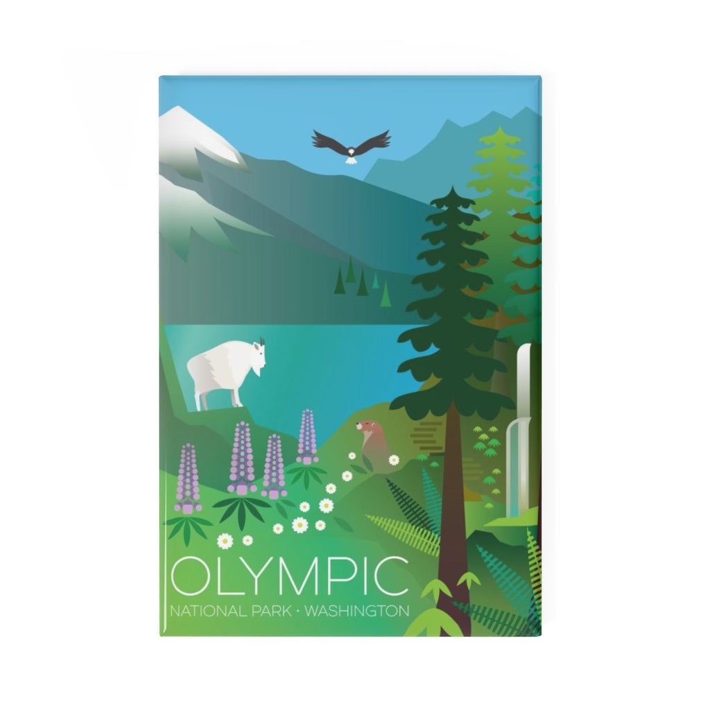 OLYMPIC NATIONAL PARK REFRIGERATOR MAGNET
