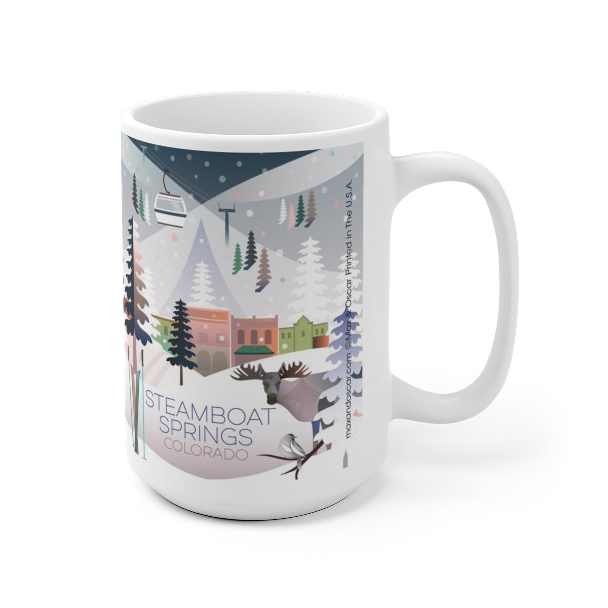 STEAMBOAT SPRINGS WINTER 11 OZ OR 15 OZ CERAMIC MUG
