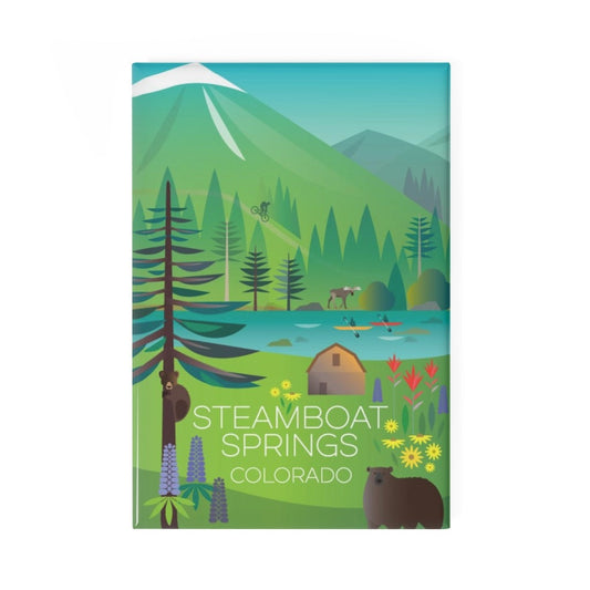 STEAMBOAT SPRINGS (SUMMER) REFRIGERATOR MAGNET